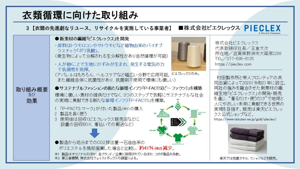 ピエクレックス紹介レポート
