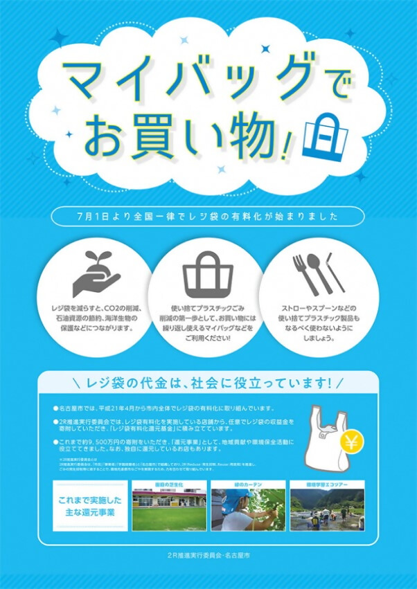 名古屋市レジ袋有料化ポスター