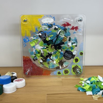 アップサイクルした時計